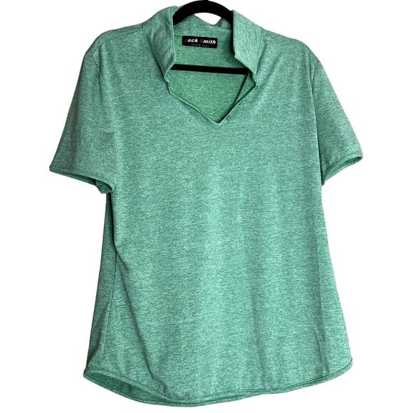Jack Smith Shirt Top Women Size Large Green Stretchy Outdoor Workout Activewear - Picture 2 of 6